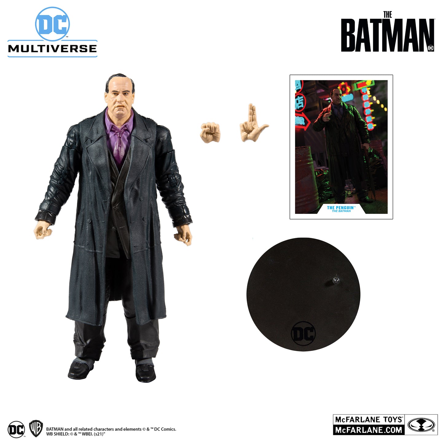 The Batman (2022) - The Penguin DC Multiverse 7” Scale Action Figure
