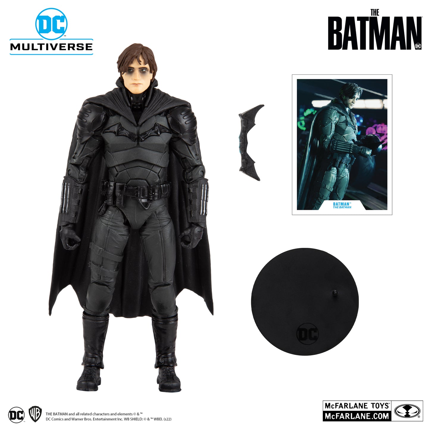 The Batman (2022) – Unmasked McFarlane DC Multiverse 7” Figure