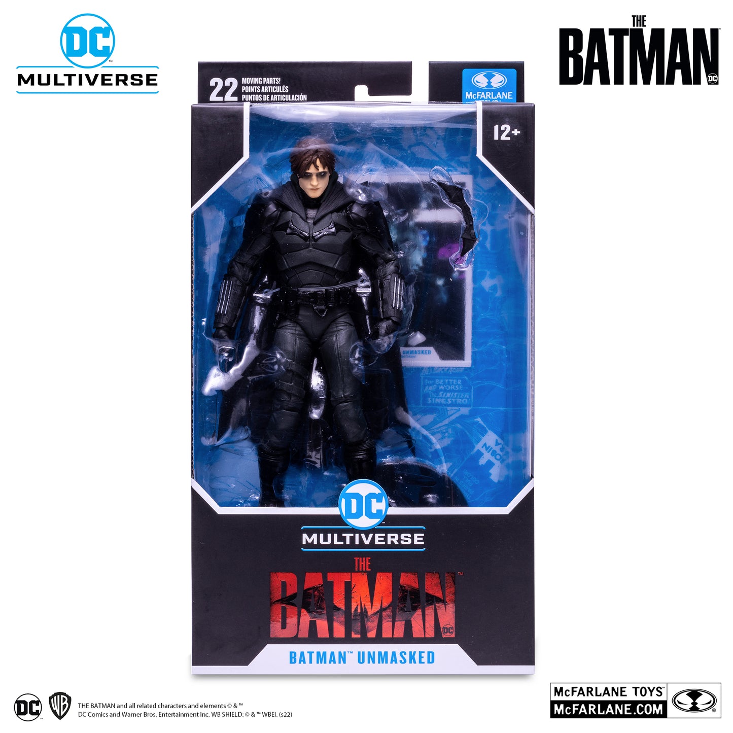The Batman (2022) – Unmasked McFarlane DC Multiverse 7” Figure